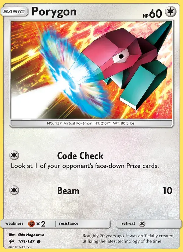 Porygon - 103/169 - Burning Shadows