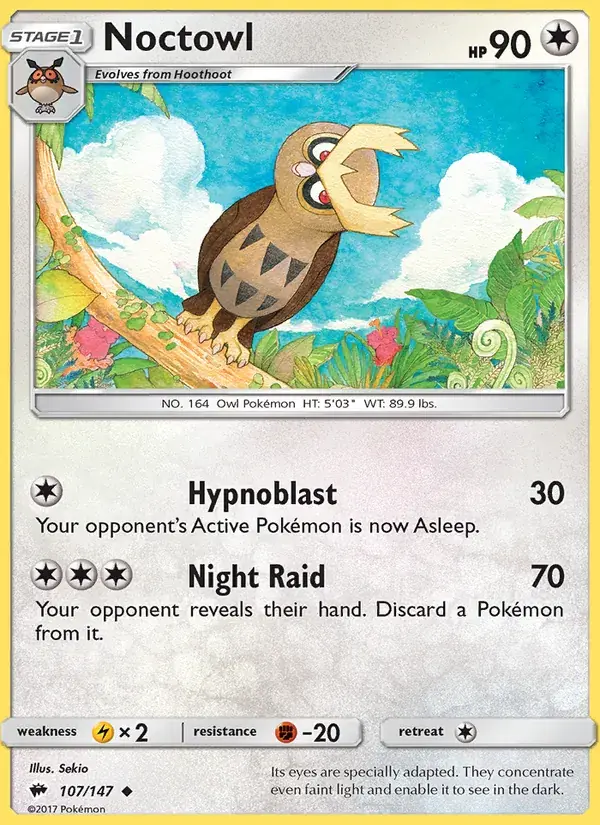 Noctowl - 107/169 - Burning Shadows