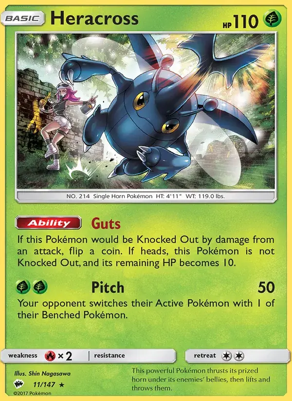 Heracross - 11/169 - Burning Shadows