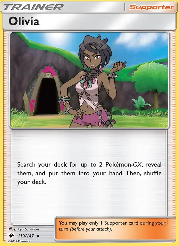 Olivia - 119/169 - Burning Shadows