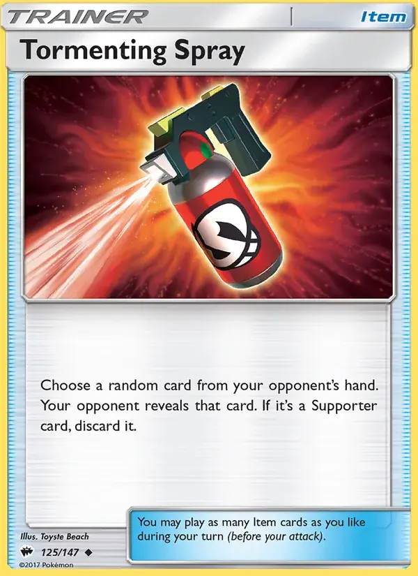 Tormenting Spray - 125/169 - Burning Shadows