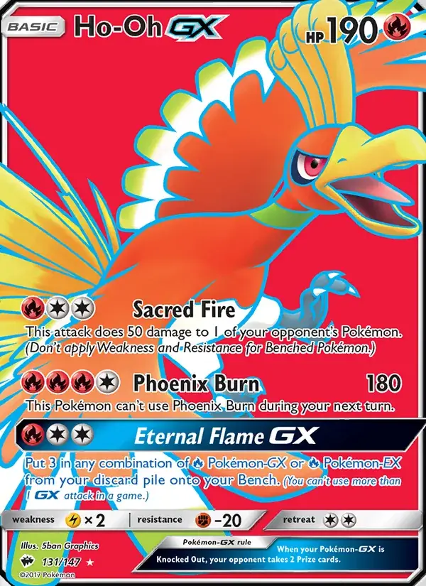 Ho-Oh GX - 131/169 - Burning Shadows