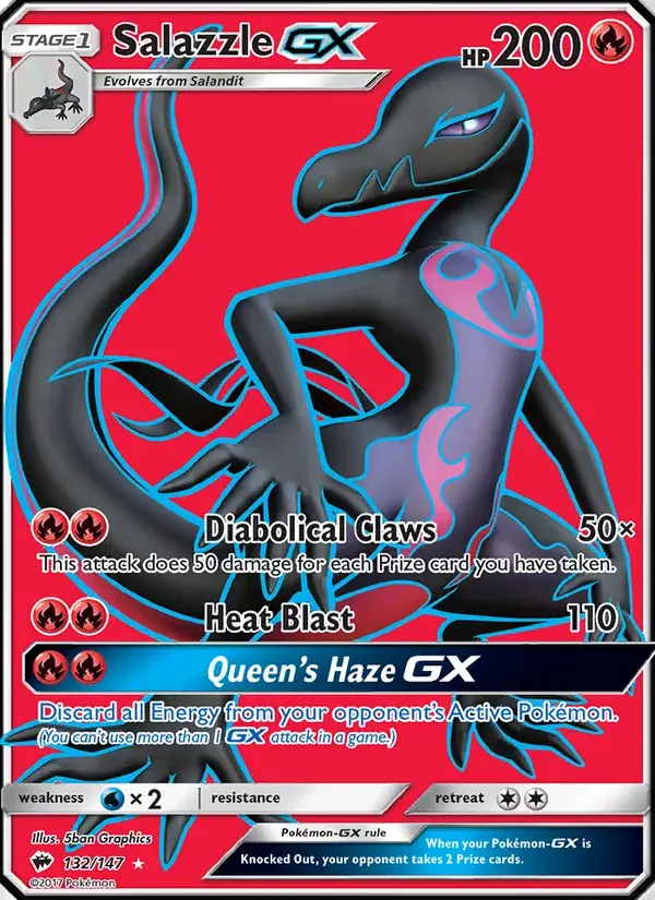 Salazzle GX - 132/169 - Burning Shadows