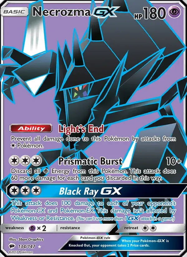 Necrozma GX - 134/169 - Burning Shadows