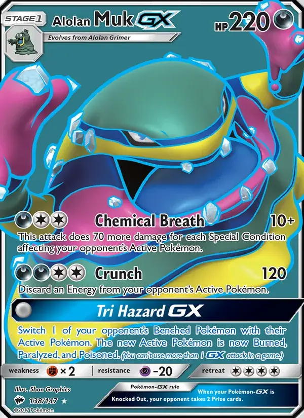 Alolan Muk GX - 138/169 - Burning Shadows