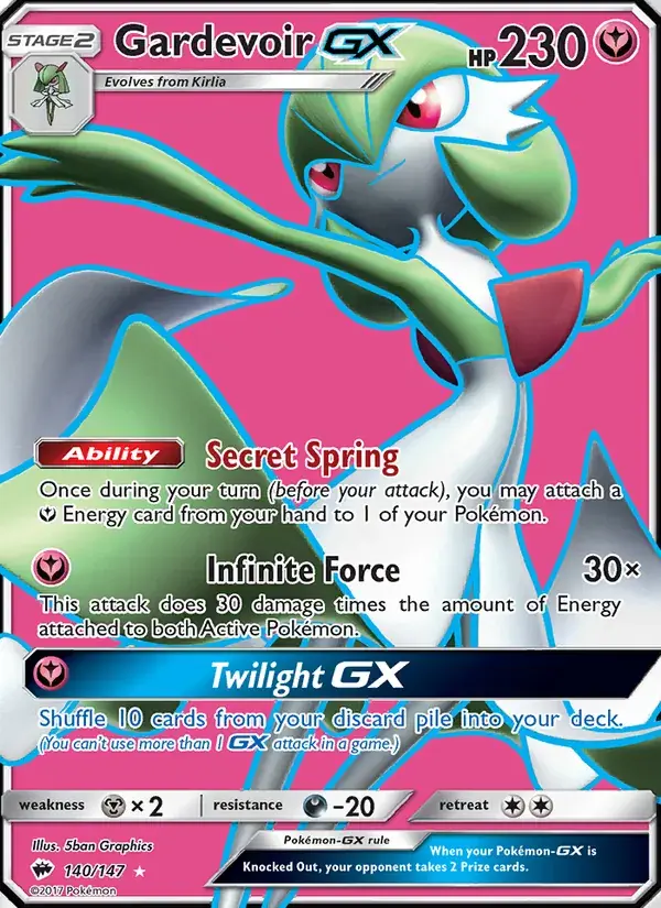 Gardevoir GX - 140/169 - Burning Shadows