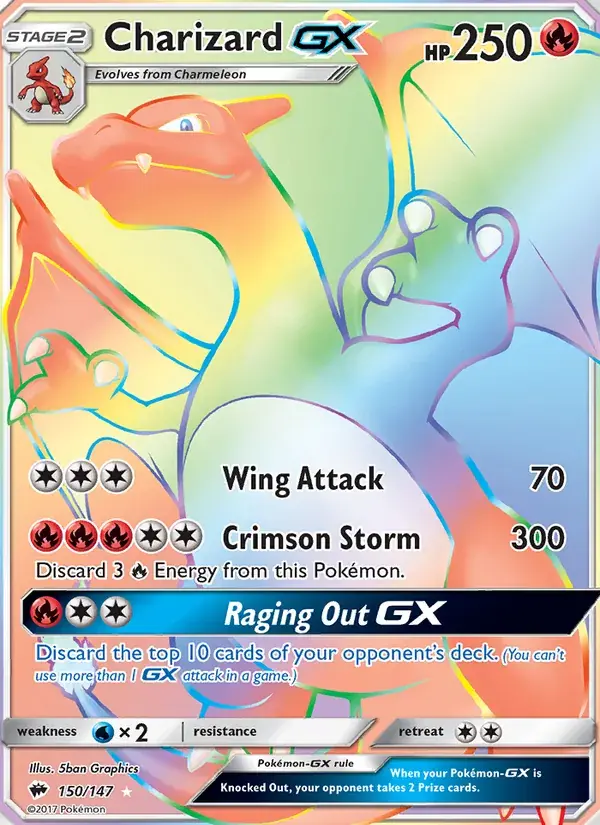 Charizard GX - 150/169 - Burning Shadows