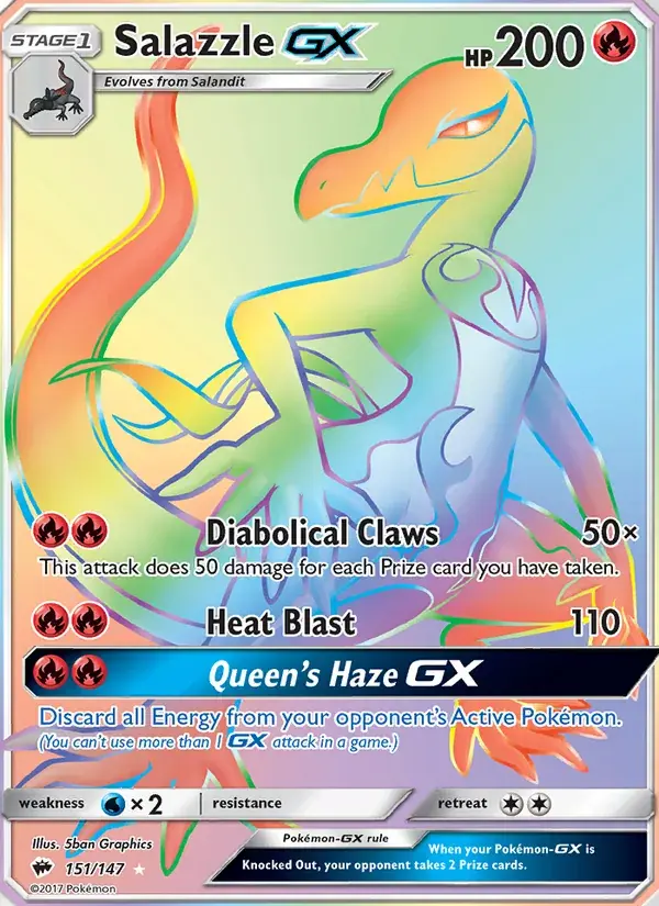 Salazzle GX - 151/169 - Burning Shadows