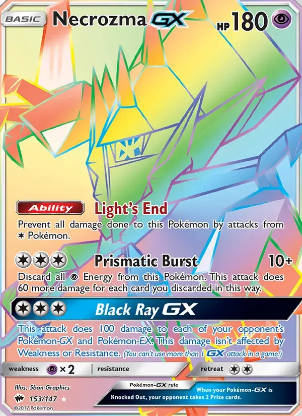 Necrozma GX - 153/169 - Burning Shadows