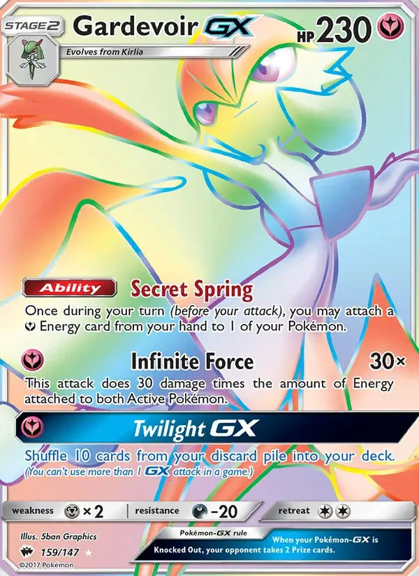 Gardevoir GX - 159/169 - Burning Shadows