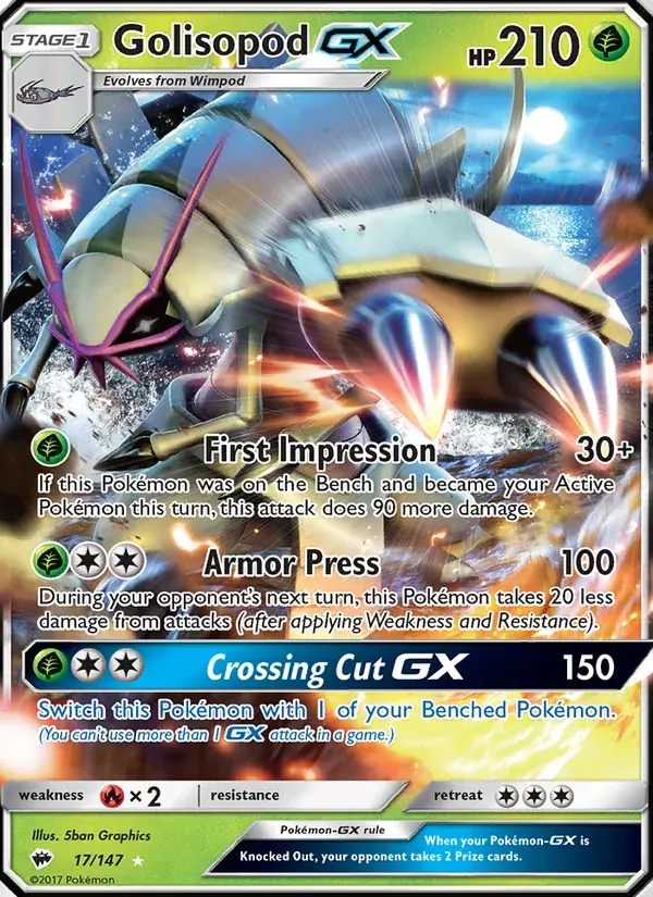 Golisopod GX - 17/169 - Burning Shadows