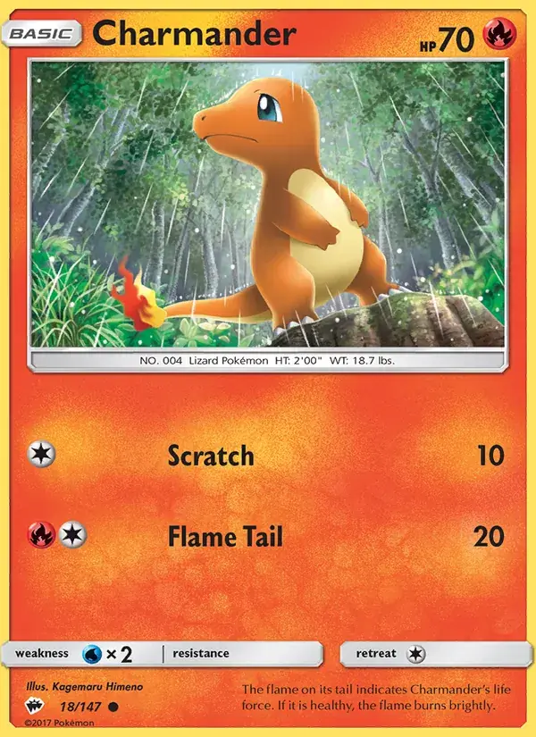 Charmander - 18/169 - Burning Shadows