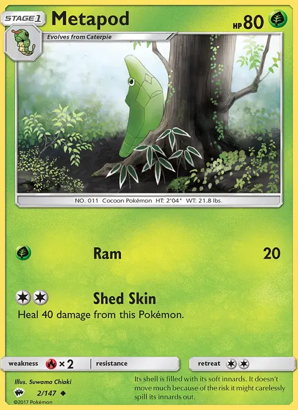 Metapod - 2/169 - Burning Shadows