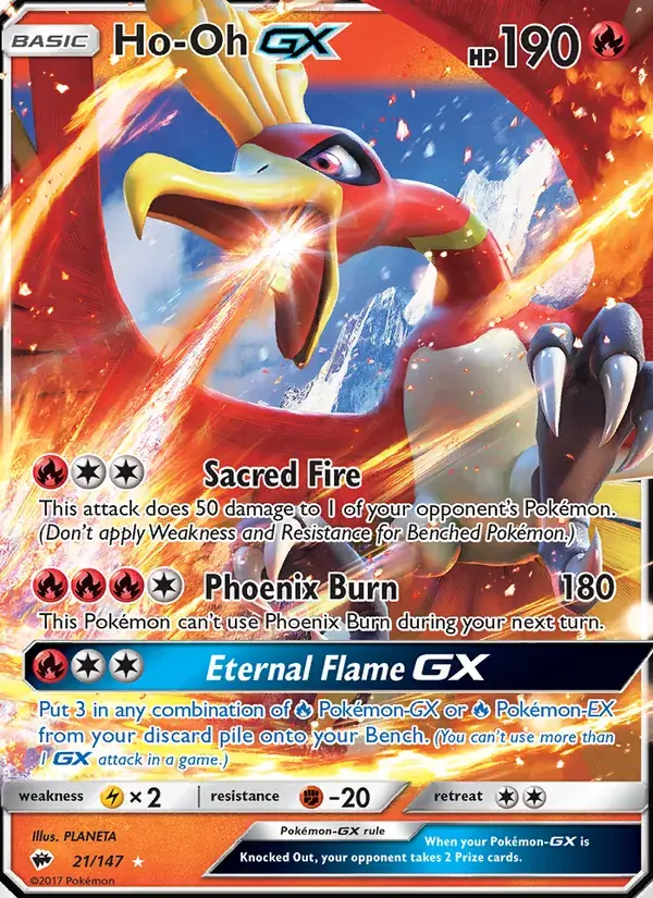 Ho-Oh GX - 21/169 - Burning Shadows