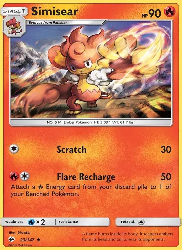 Simisear - 23/169 - Burning Shadows