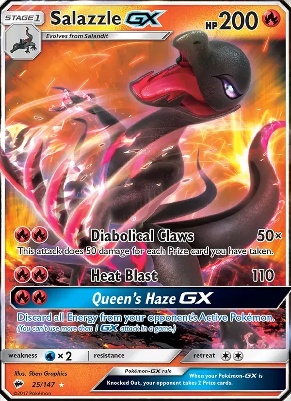 Salazzle GX - 25/169 - Burning Shadows