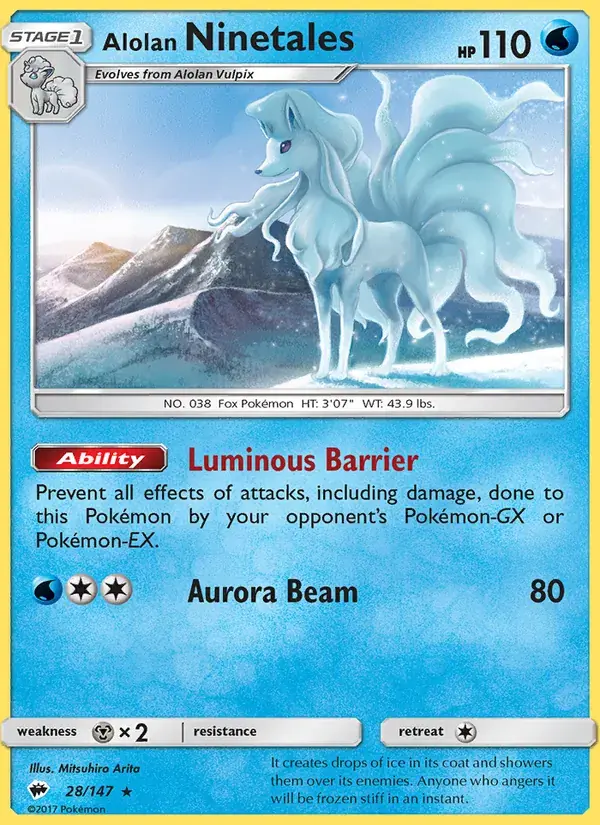 Alolan Ninetales - 28/169 - Burning Shadows