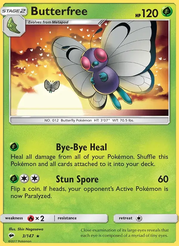 Butterfree - 3/169 - Burning Shadows