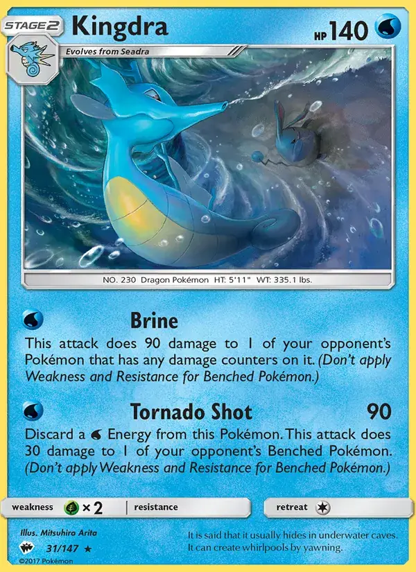 Kingdra - 31/169 - Burning Shadows