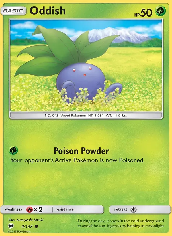 Oddish - 4/169 - Burning Shadows