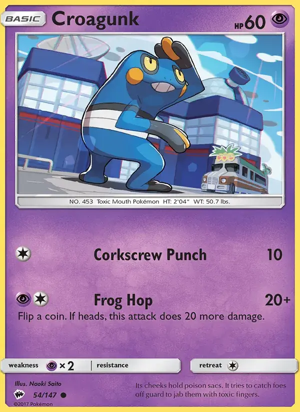 Croagunk - 54/169 - Burning Shadows