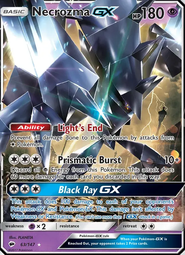 Necrozma GX - 63/169 - Burning Shadows