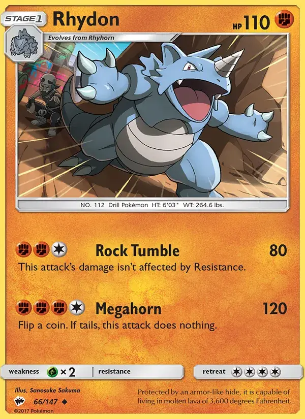 Rhydon - 66/169 - Burning Shadows