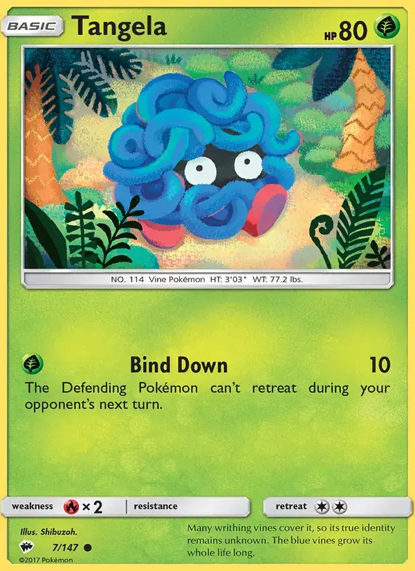 Tangela - 7/169 - Burning Shadows