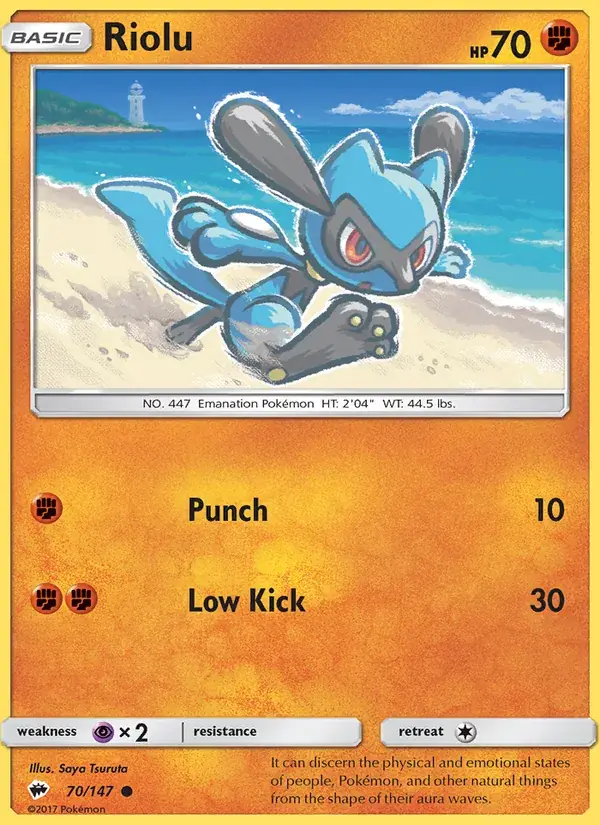 Riolu - 70/169 - Burning Shadows