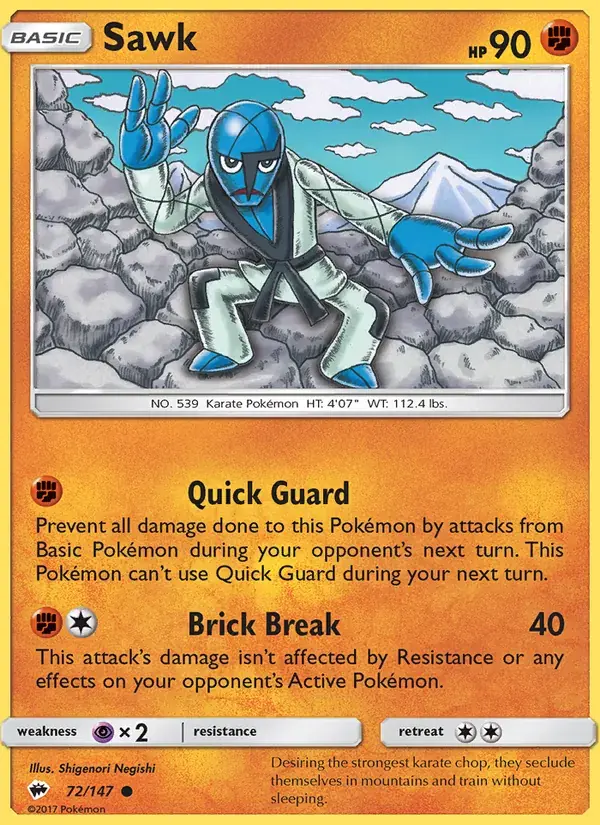 Sawk - 72/169 - Burning Shadows