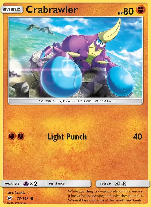 Crabrawler - 73/169 - Burning Shadows