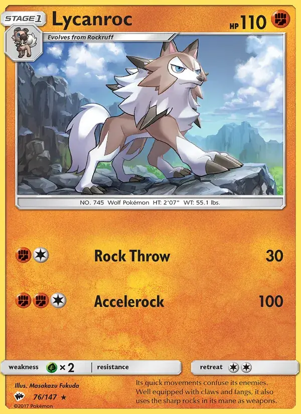 Lycanroc - 76/169 - Burning Shadows