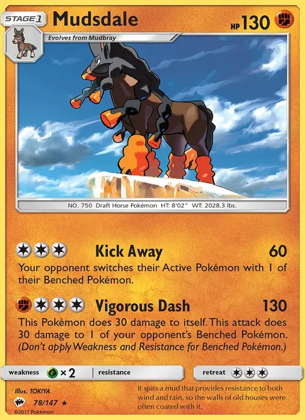 Mudsdale - 78/169 - Burning Shadows