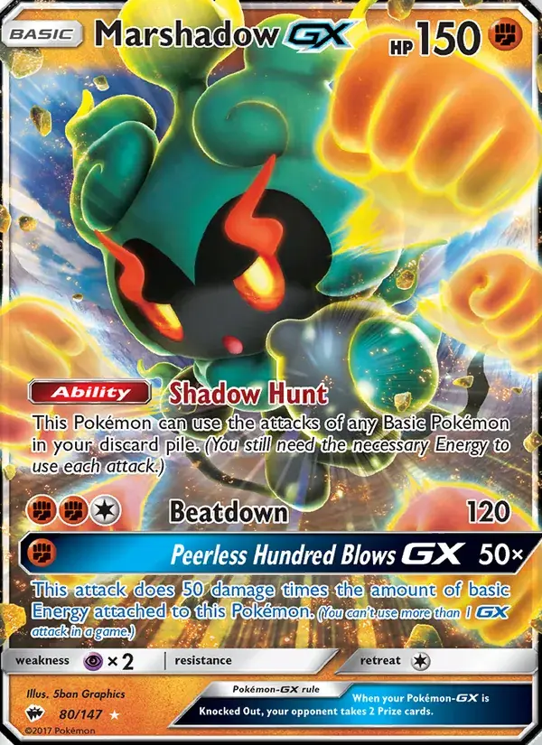Marshadow GX - 80/169 - Burning Shadows