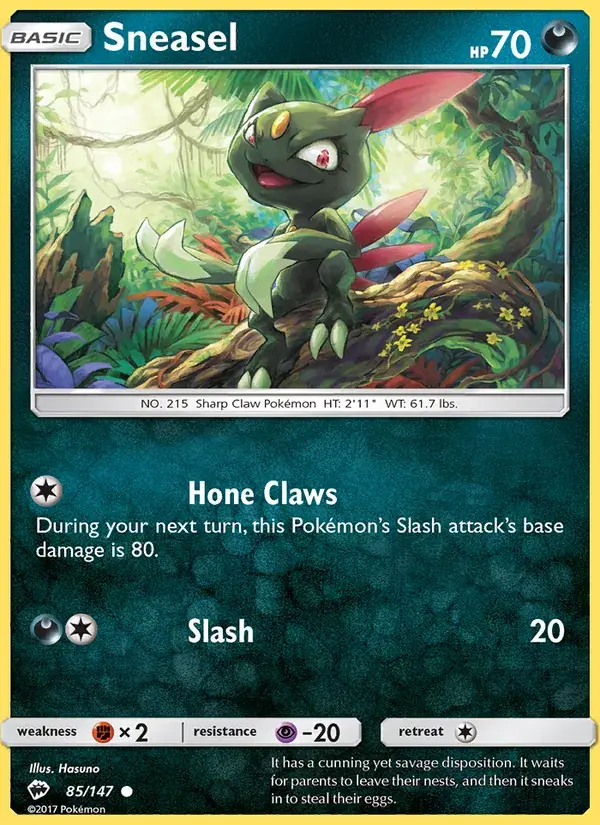 Sneasel - 85/169 - Burning Shadows