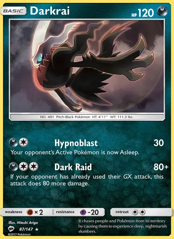 Darkrai - 87/169 - Burning Shadows
