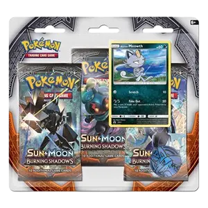 Burning Shadows: Alolan Meowth 3-Pack Blister