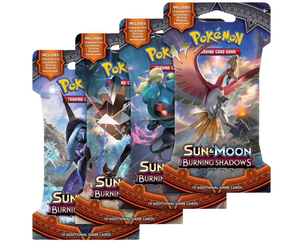 Burning Shadows: Sleeved Booster Pack Art Set