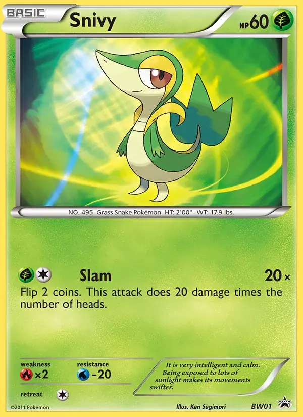 Snivy - BW01/101 - BW Black Star Promos