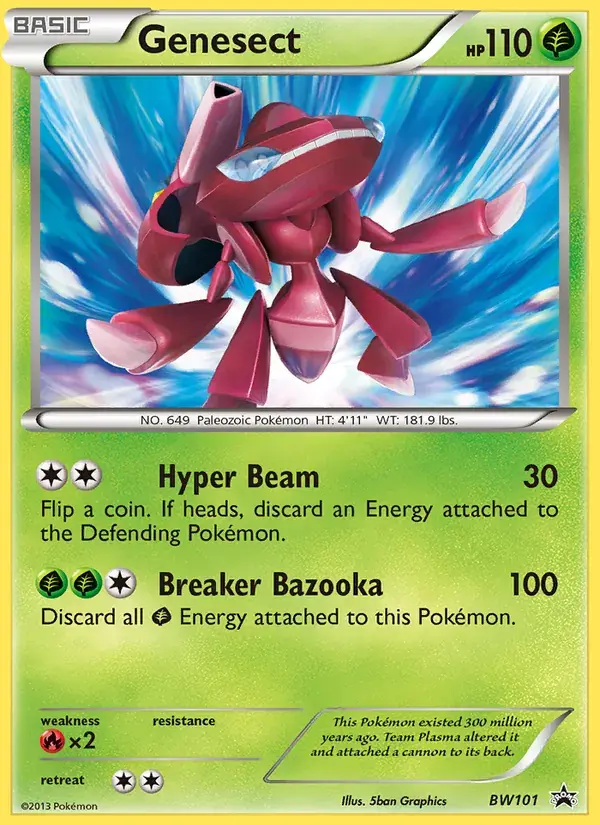 Genesect - BW101/101 - BW Black Star Promos