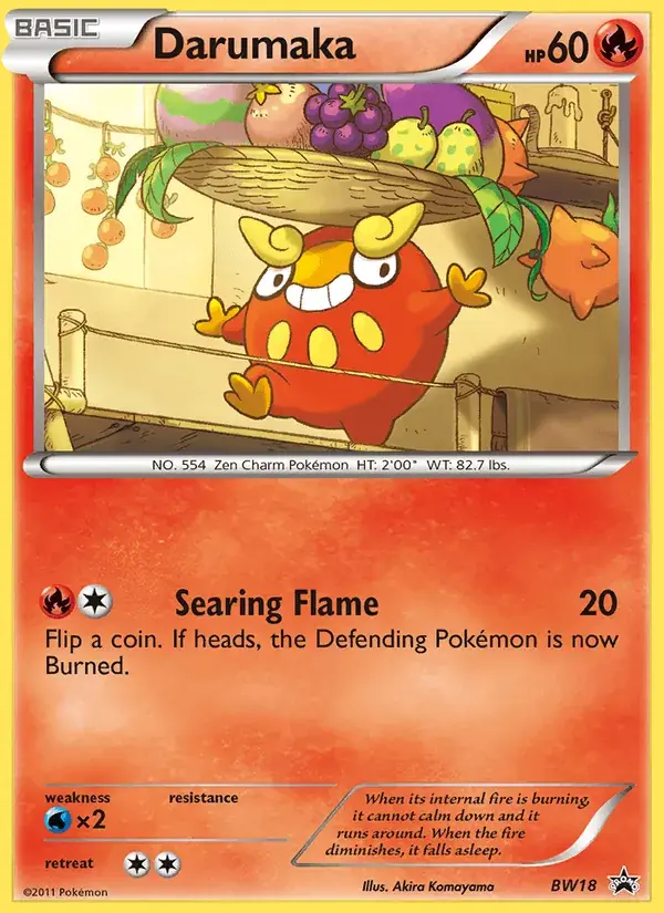 Darumaka - BW18/101 - BW Black Star Promos
