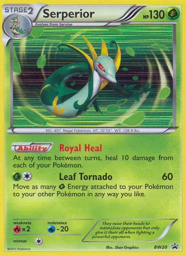 Serperior - BW20/101 - BW Black Star Promos
