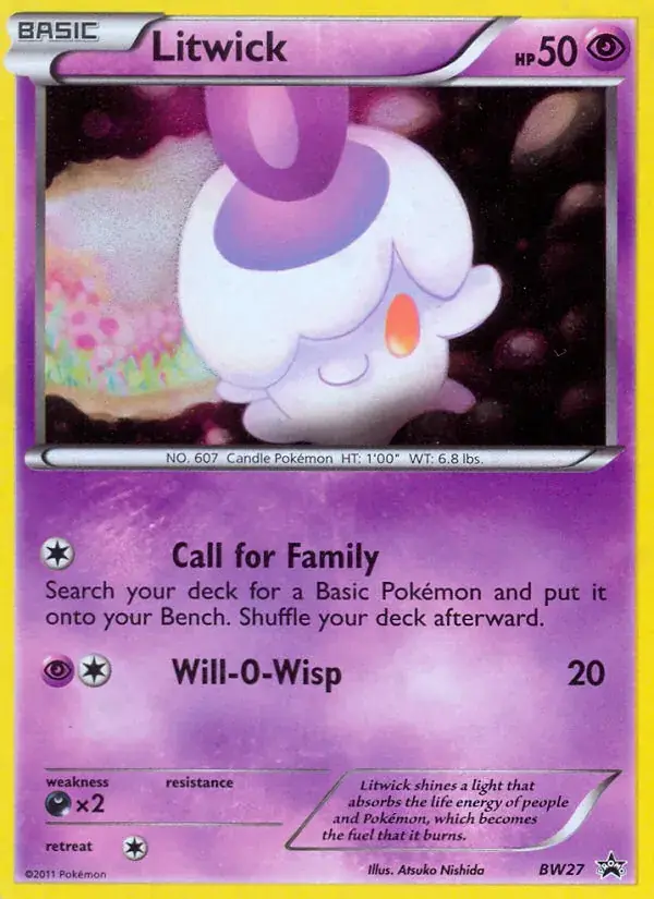 Litwick - BW27/101 - BW Black Star Promos