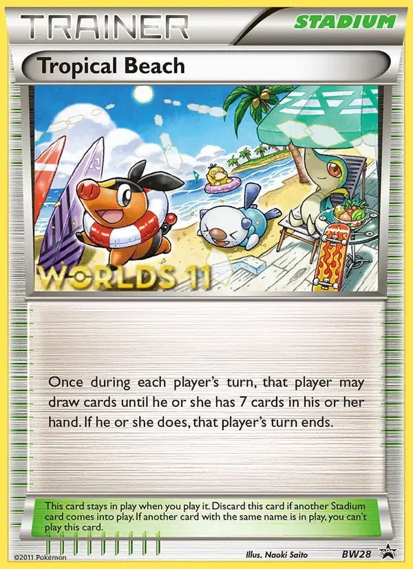 Tropical Beach - BW28/101 - BW Black Star Promos