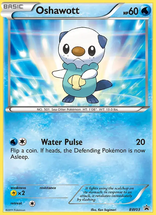 Oshawott - BW03/101 - BW Black Star Promos