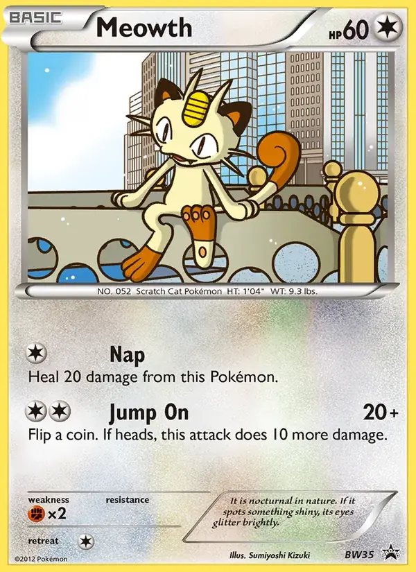 Meowth - BW35/101 - BW Black Star Promos