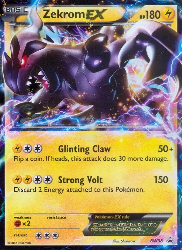 Zekrom-EX - BW38/101 - BW Black Star Promos