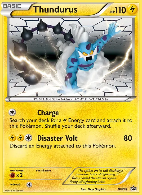 Thundurus - BW41/101 - BW Black Star Promos