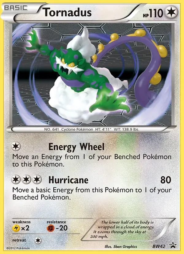 Tornadus - BW42/101 - BW Black Star Promos