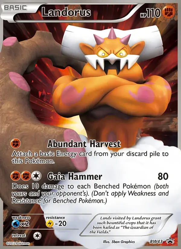 Landorus - BW43/101 - BW Black Star Promos